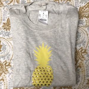 J CREW PINEAPPLE CARDIGAN